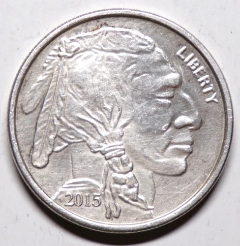 2015 Buffalo Round One Troy Ounce .999 Silver
