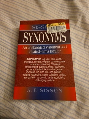 Synonymous: An unabridged Synonym And Realted-terms Locator
