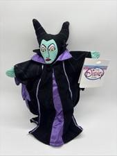 Vintage Disney Store Sleeping Beauty Maleficent Mini Bean Bag-Beanie Plush NWT