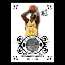 Solomon Jones Rookie /579 #99 2006 Topps Big Game Atlanta Hawks Basketball Card. rookie card picture
