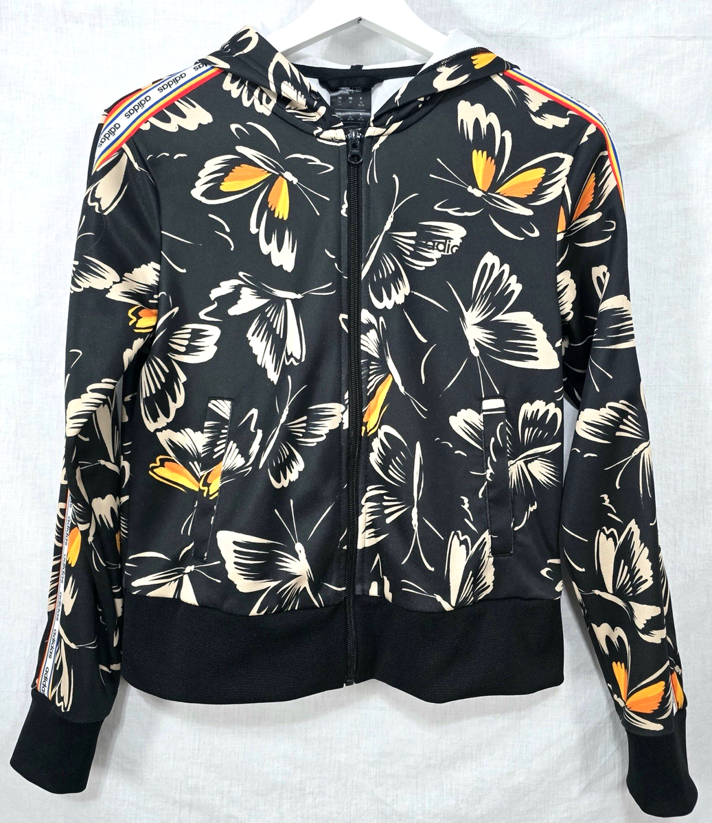 Adidas x FARM Rio Butterfly Track Jacket Pants Set Small Black
