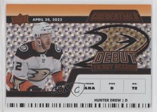 2022 Credentials Debut Ticket Access Horizontal Orange /149 Hunter Drew #116 1u6