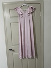 H&M MAMA Flounced Dress - Light pink Size S