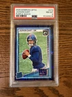 2025 Optic Rated Rookie Jaxson Dart #273 Purple Shock Prizm Rookie Giants RC