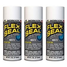 Flex Seal Mini, White, Stop Leaks Instantly, Waterproof Rubber Spray On...