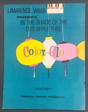 Vintage 1967 Lawrence Welk Color-Glo Sheet Music In The Shade Of Old Apple Tree