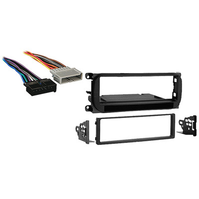 Fits Chrysler PT Cruiser 2001 Metra Single DIN Dash Kit w/ Harmony Radio Harness