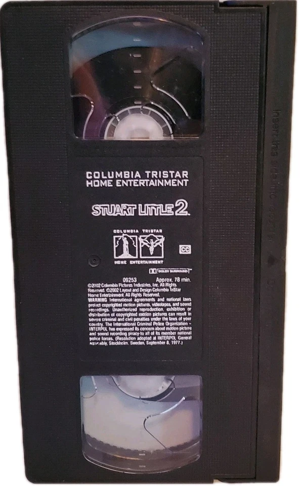 RARE BLOCKBUSTER CLAMSHELL Stuart Little 2 (VHS, 2002) - Image 3 of 3