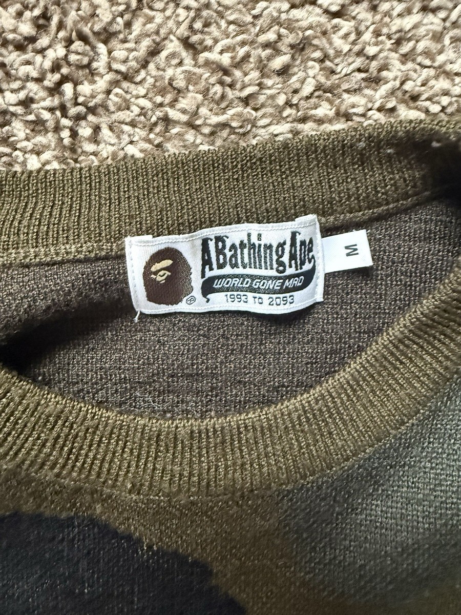 Bape Camo Crewneck Sweater A Bathing Ape Size Medium View 3