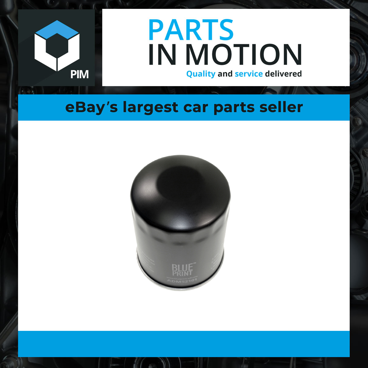 Oil Filter fits MITSUBISHI SPACE WAGON 1.8D 1986 Blue Print MB162326 MD162326