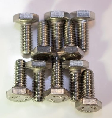 1/4-20 x 1/2'' Stainless Steel Hex Head Bolts | Grade 5 | Coarse Thread | Qty 30