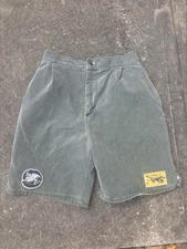 Vintage Santa Monica Airlines Shorts Mens 80s 90s Skate Green RARE Sz M 30in USA