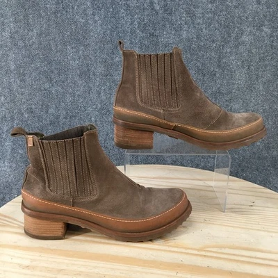 El Naturalista Kentia N5121 Boots Womens 40 M Chelsea Pull On Ankle Top Brown - Image 1 of 4