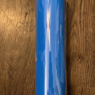 Blue Permanent Vinyl Roll 12x40 Ft For Indoor And Outdoor