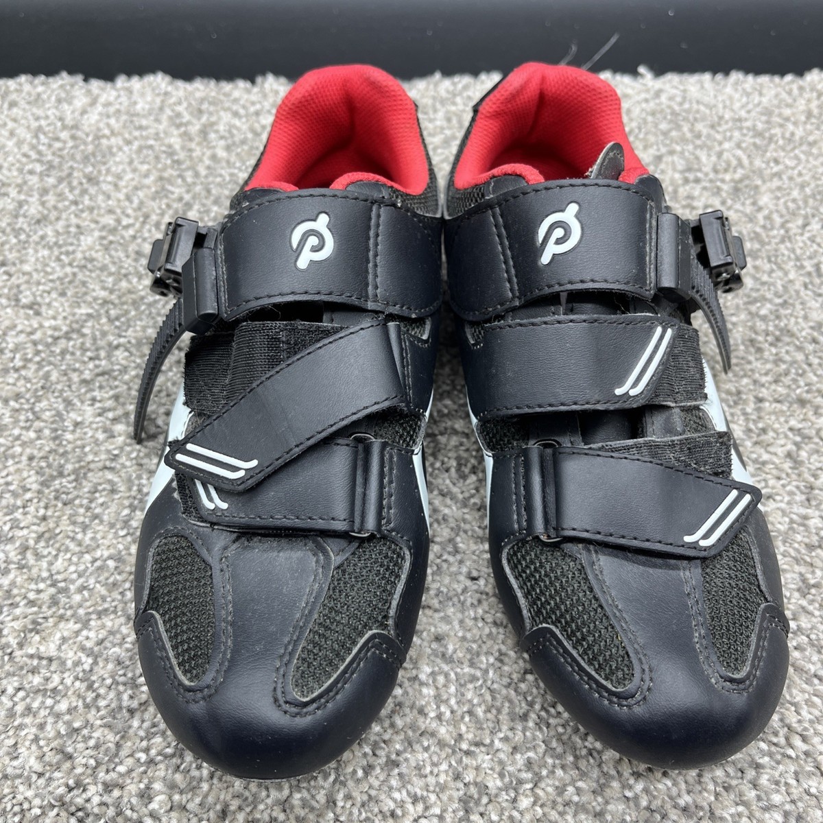 Chaussures Cyclisme Femme Peloton PL-SH-B-38 – Noires, Pointure 38, Neuves Avec Cales