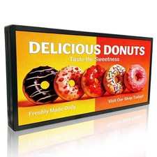 Programmable LED Sign for Business,P3 Outdoor Digital Electronic WiFi, 40"x17"