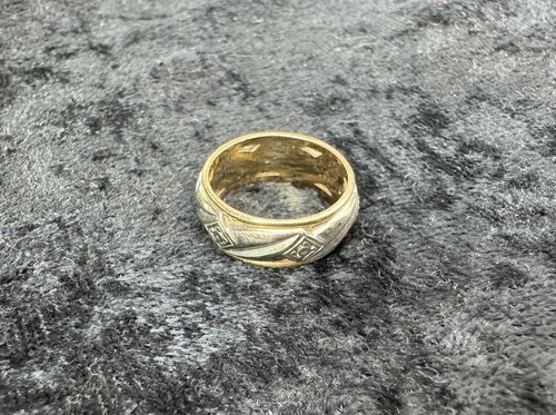 14k Gold Ring Size 5-5.5 6.1g - Picture 2 of 4