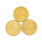 1904-1905 Liberty Head Quarter Eagle $2.50 Gold Coin Lot of 3 No Reserve #C743-1
