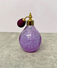 Caithness Glass Purple Perfume Atomiser – Scottish Art Glass Vanity Bottle