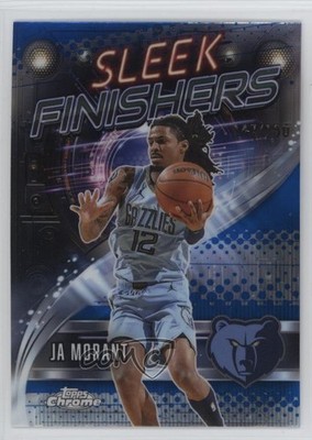 2025-26 Topps Chrome Sleek Finishers Blue Refractor 147/150 Ja Morant #SF-2 11ng