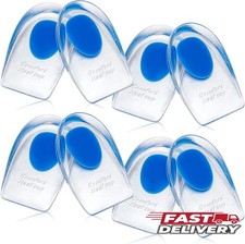 4 Pares Almohadillas de Tal n de Silicona para Fascitis Plantar y Dolor de Tal n