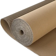 Corrugated Cardboard Roll 17 x 197 Inches Thicker Wider Corrugated Paper