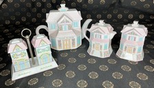 Lenox Village VINTAGE 1991 Tea Room Set~Tea P...