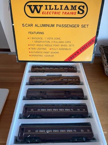 JUEGO DE PASAJEROS WILLIAMS 5 COCHES ALUMINIO PENNSYLVANIA #2802 CALIBRE O NUEVO | Zustand: New