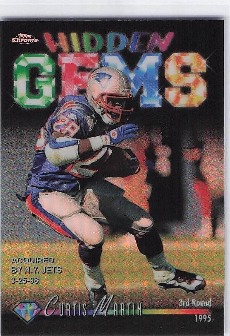 1998 Topps Chrome #HG14 Curtis Martin Hidden Gems Refractors