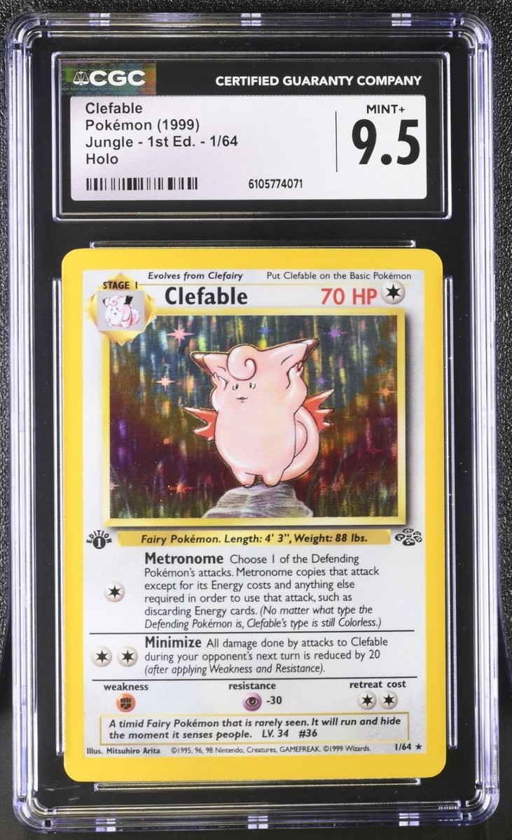 1995 clefable pokemon card value Amazon.com: Pokemon - Clefable 036/165 - Pokemon 151 - Reverse Foil main image 1