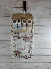 Bop Bop Baby Blanket  Booties Set NEW Baby Shower Gift