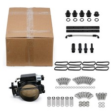 T6061 Aluminum 102mm Intake Manifold W Throttle Body Fuel Rails For Ls1 Ls2 Ls6