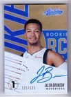 Jalen Brunson RC 2018-19 Absolute Memorabilia Rookie Autograph Level 1 #/125 SP
