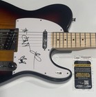 FLESHWATER BAND SIGNED ELECTRIC GUITAR MARISA SHIRAR ANTHONY DIDIO 4X JSA COA — photo 2