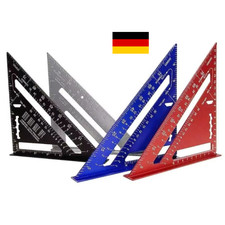 Alu Zimmermannswinkel Anschlagwinkeldreieck 180 mm Winkel 45 90 Grad Tischler