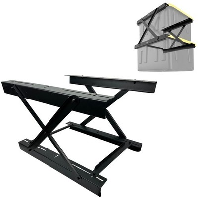 Dual Rail Heavy Duty Overhead Garage Storage System - Stacking Overhead Stora...