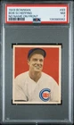 1949 Bowman #83 Bob Scheffing No Name on Front PSA 7 NM Cubs Baseball Card
