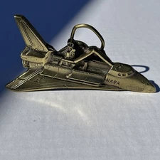 NASA Space Shuttle Belt Buckle The Great American Buckle Co 1979 #377 Chicago