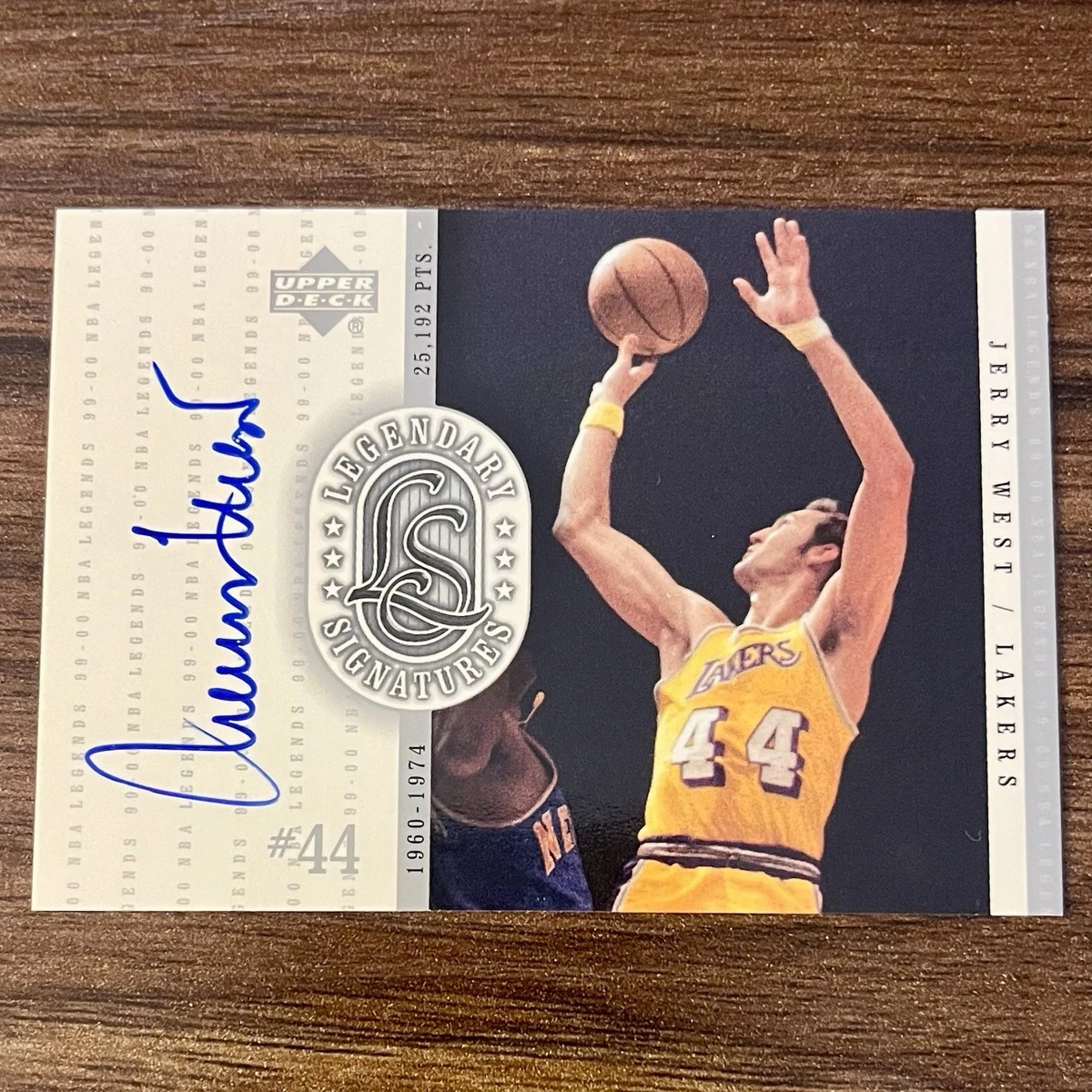 Upper Deck Jerry West Basketball Autographed Sports Trading Cards