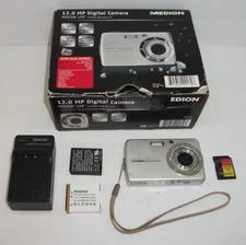 MEDION MD86127 12.0MP Digital Camera Tested Working