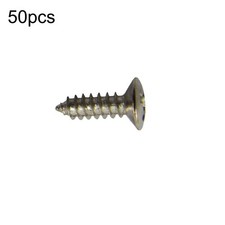 50X Iron Guitar Pickguard Screws For Fender Strat/Tele Electric Guitar Bass K
