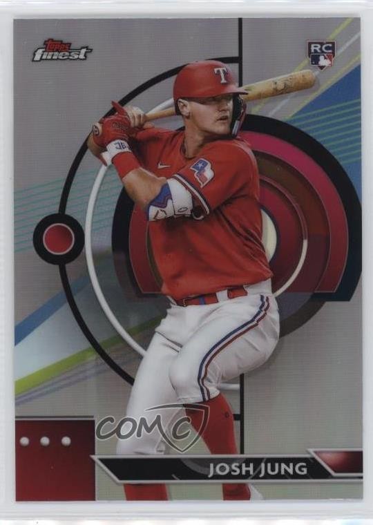 2023 Topps Finest Refractor Josh Jung #75 Rookie RC ms9