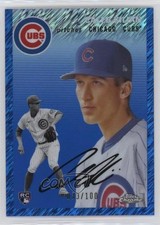 2023 Chrome Platinum Anniversary Blue Shimmer Refractor 33/100 Caleb Kilian 1u6