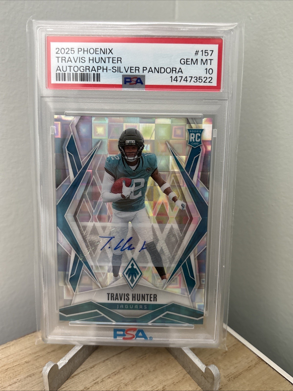 Travis Hunter Panini Phoenix #157 Autograph-Silver Pandora
