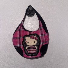 vintage 2007 hello kitty punk plaid mini bag 