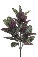Artplants KüNstliche Calathea Makoyana Trogar Auf GrüN-Violett, 70Cm