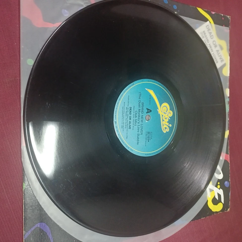 Dead Or Alive Brand New Lover 12” Vinyl B/W In Too Deep Live SAW Production - Image 2 of 4