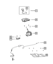 Genuine Mopar Transmission Shifter 5NH921XCAN