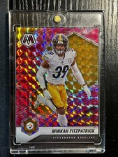 🔥Minkah Fitzpatrick.Pink Camo Prizm. 2021 Panini Mosaic Football.#171 Cards🔥