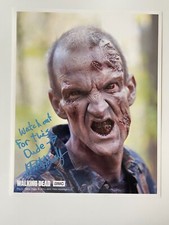 MIKE MUNDY In Person Signed Autograph 20x25cm The Walking Dead